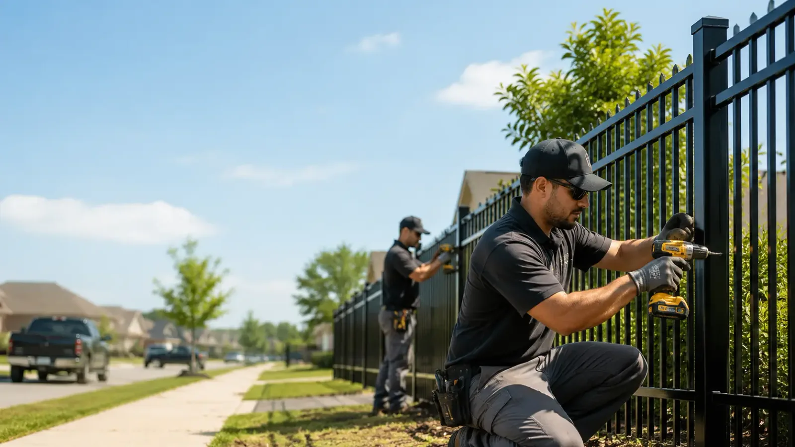 Metal Fence Installation in Monroe, LA
